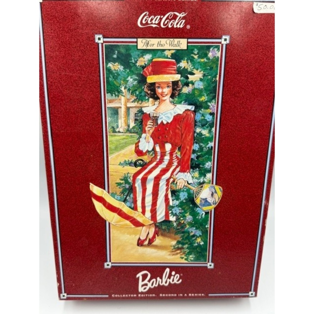 Coca-Cola After the Walk Barbie Doll 1997 Fashion Classic Series 17306 Mattel - Picture 7 of 12